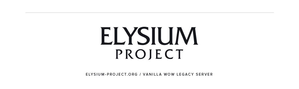 dø Brise trojansk hest Elysium Project - Classic WoW Server